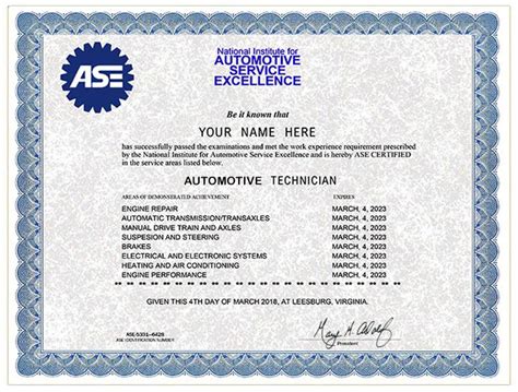 Automotive Technology Certificate