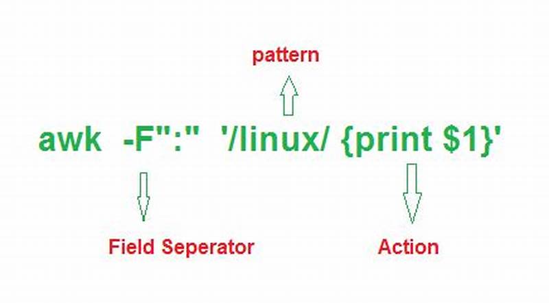 Awk Option Pattern Action Sourcefile Syntax Defination