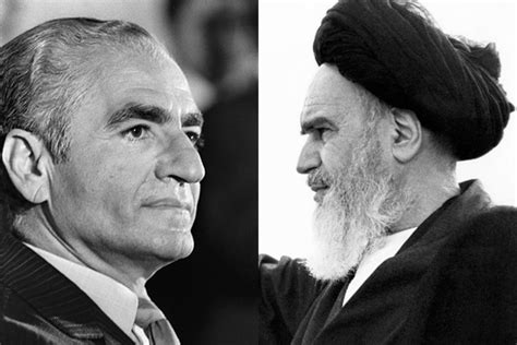 Ayatollah Khomeini And Reza Pahlavi