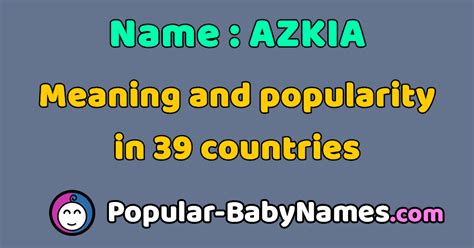 Azkia Name Meaning