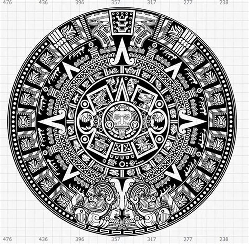 Aztec Calendar Pattern