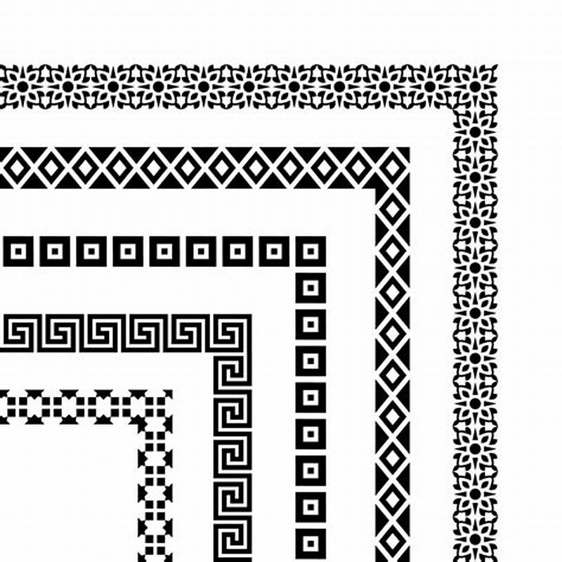 Aztec Pattern Border