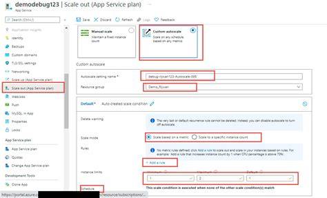 Azure App Service Scaling