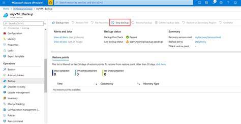 Azure Backup Agent Selection
