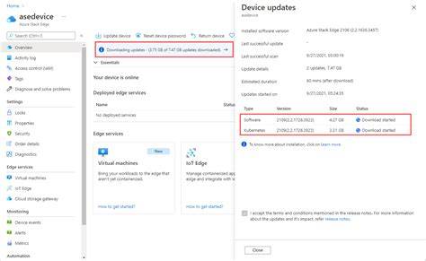 Azure Stack Edge update failed