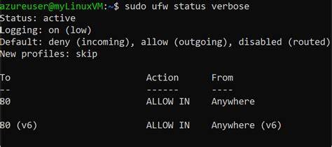 Azure Ubuntu VMs Connectivity Issues with UFW