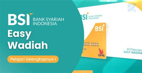 BSI Easy Wadiah features