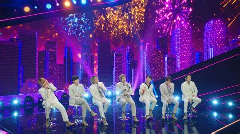BTS performing on stage