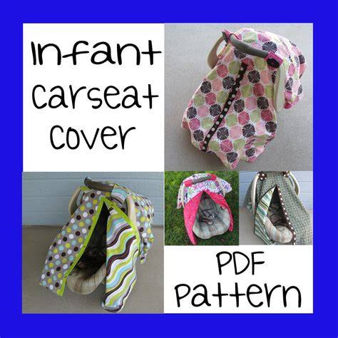 Baby Car Seat Cover Pattern Free To Printable Straps