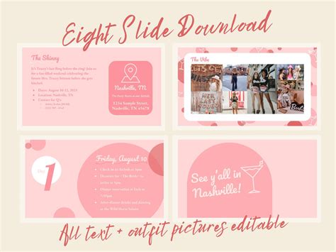 Bachelorette Powerpoint Template Free