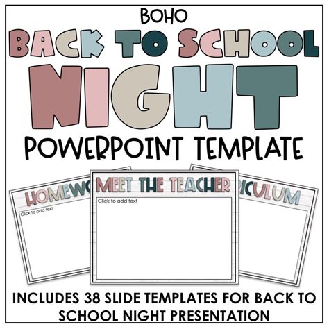 Back To School Night Presentation Template