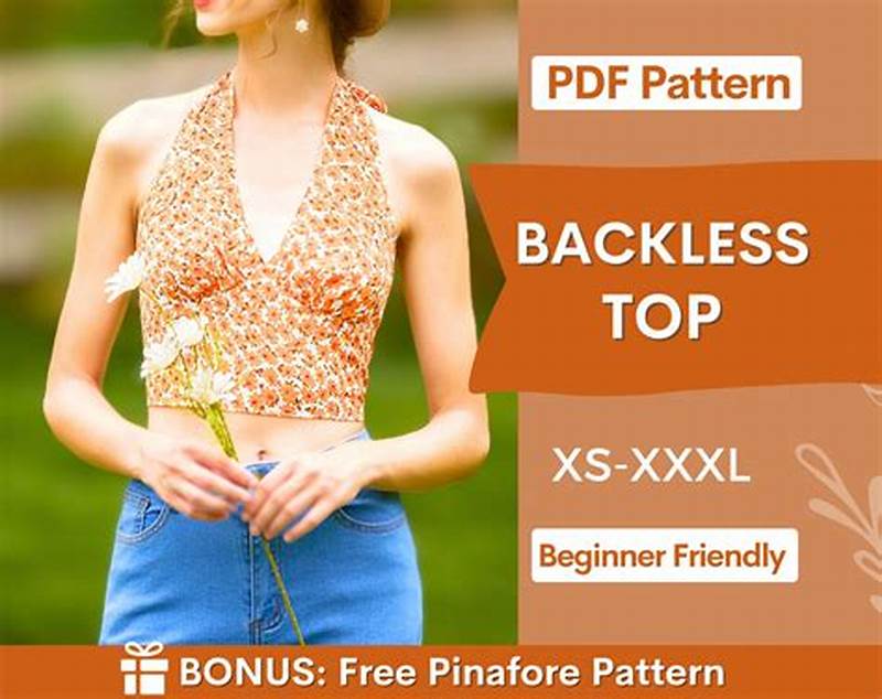 Backless Top Sewing Pattern
