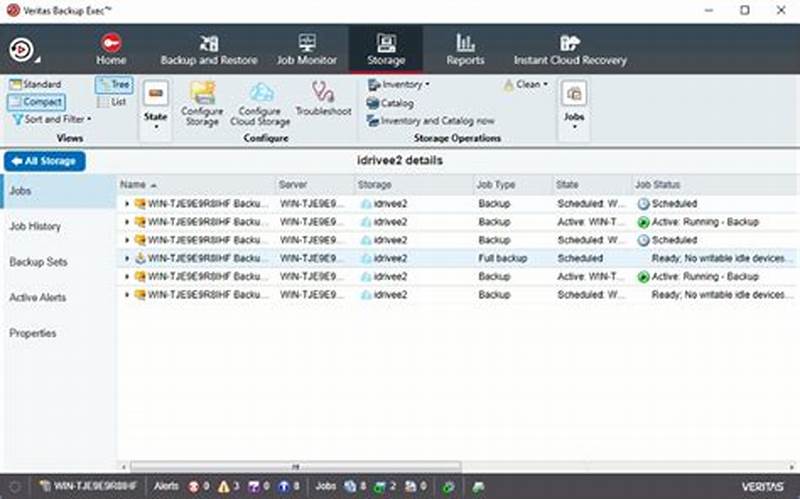 Backup Exec Use Storage Based Catalogs