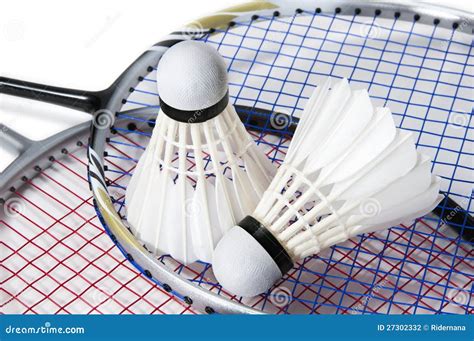 Badminton Racket and Shuttlecock