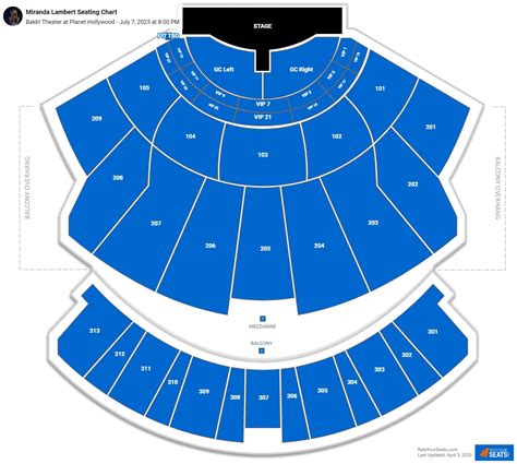 Bakkt Theater Seating Chart