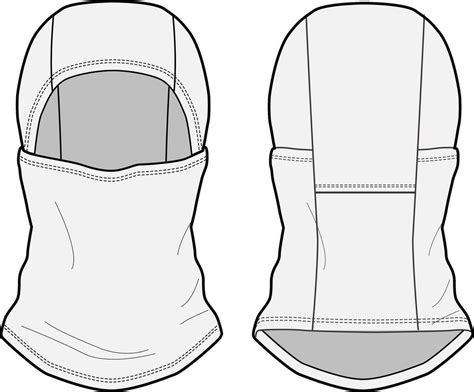 Balaclava Ski Mask Template