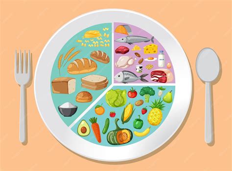 Balanced Meal Plate Illustration