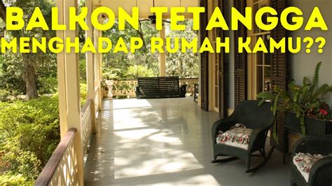 Balkon Rumah Tetangga