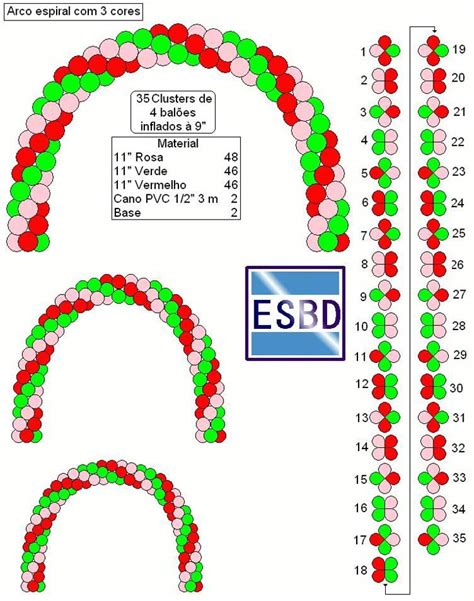 Balloon Arch Template