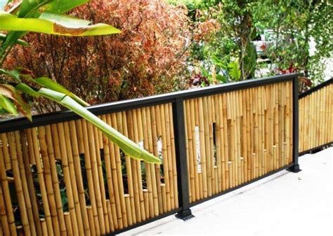 Bambu Jepang pagar minimalis