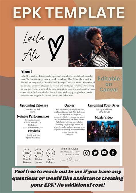 Band Epk Template