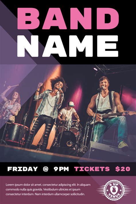 Band Poster Templates