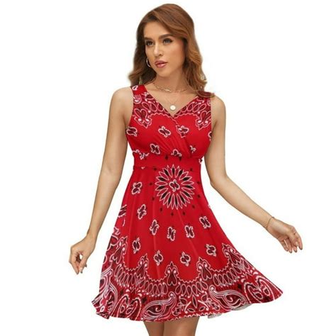 Bandana Pattern Dress