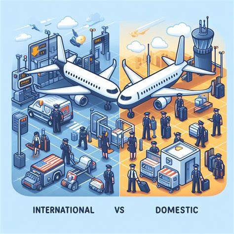 Bandara Domestik vs Internasional