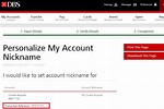 Bank Account Nickname