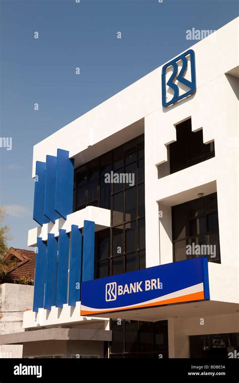 Bank BRI office illustration