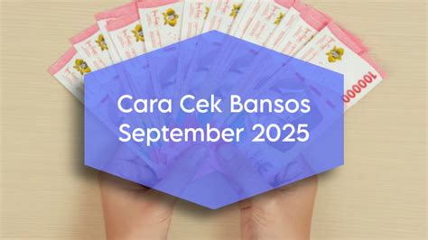 Bansos September 2025 Cair