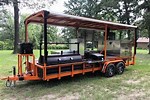 Bar B&Q Trailer with Tip Outs