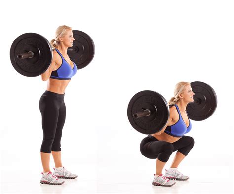 Ilustrasi Barbell Back Squat
