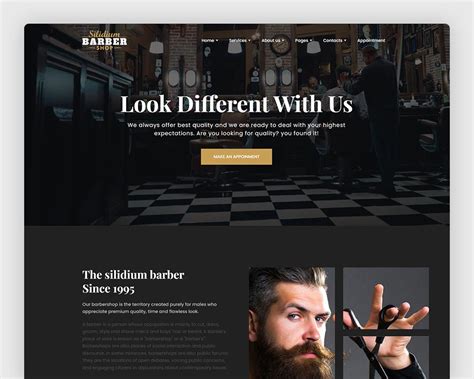 Barber Shop Web Template