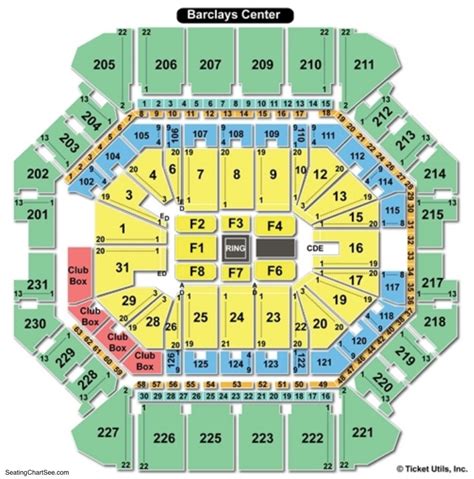 Barclay Center Brooklyn Seating Chart