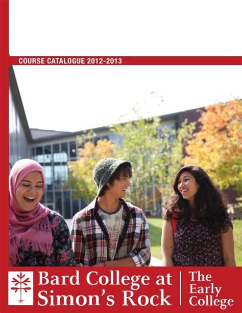Bard College At Simons Rock Course Catalogue