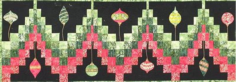 Bargello Christmas Table Runner Pattern Free