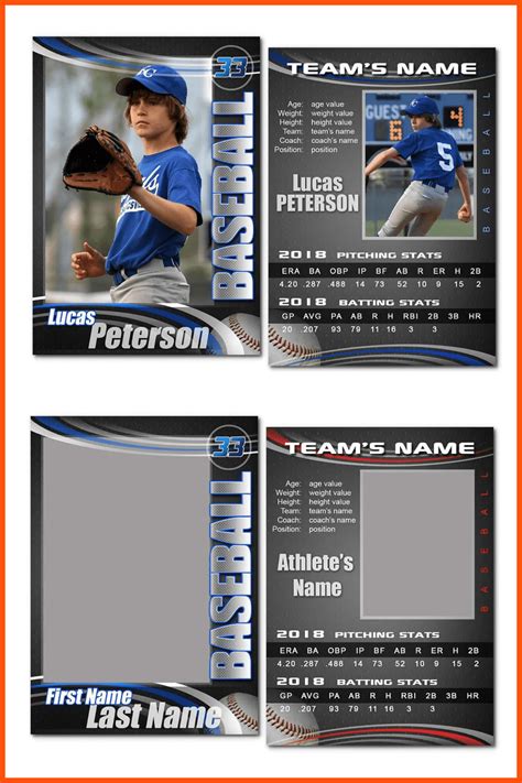 Baseball Card Template