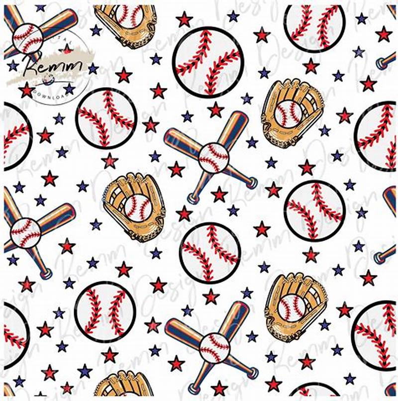 Baseball Seamless Pattern