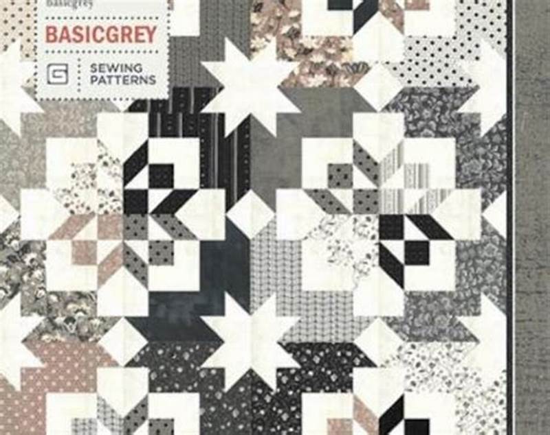 Basic Grey Star Bloom Pattern