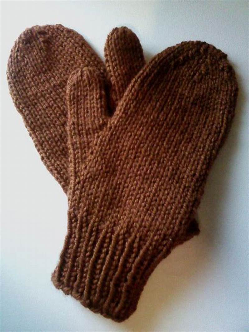 Basic Knit Mitten Pattern