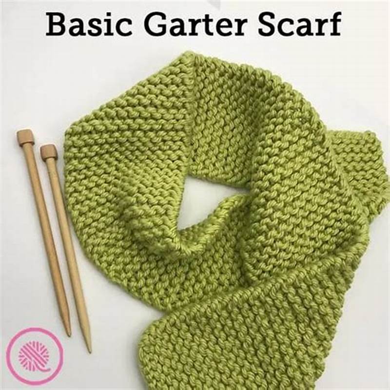 Basic Scarf Knitting Pattern For Beginners