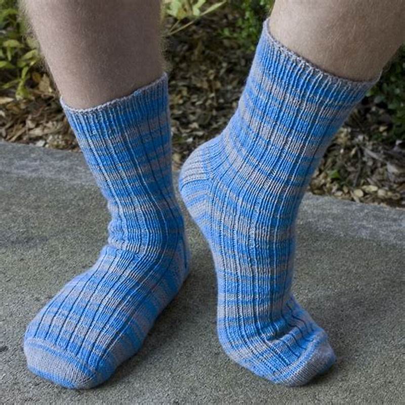 Basic Toe Up Sock Knitting Pattern