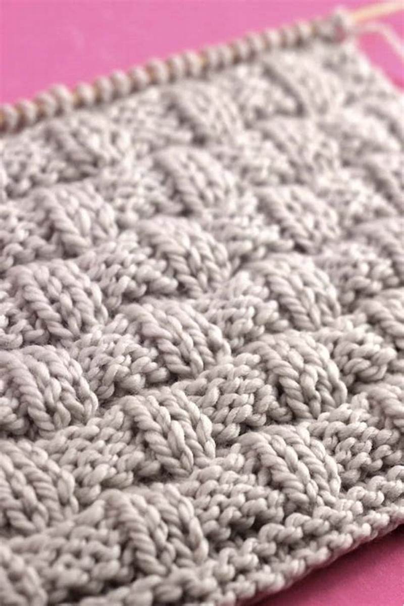 Basket Weave Pattern Knitting