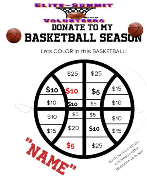 Basketball Fundraiser Template
