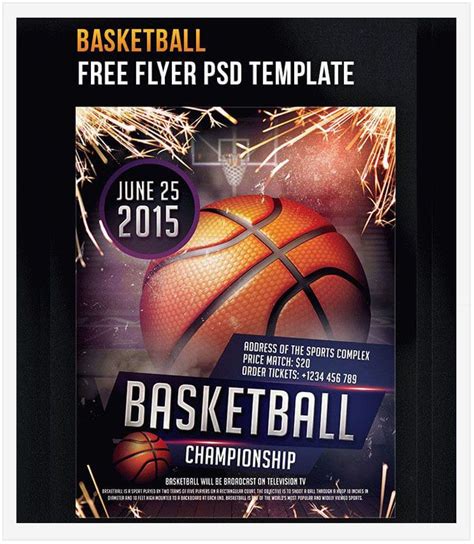 Basketball Photoshop Templates