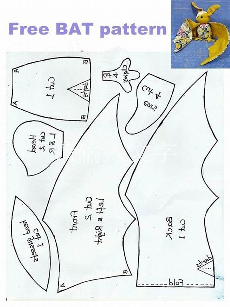 Bat Sewing Pattern