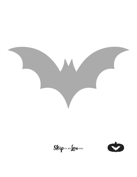 Bat Template Pumpkin Carving