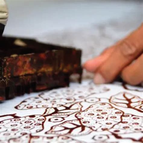 Batik Cap Process