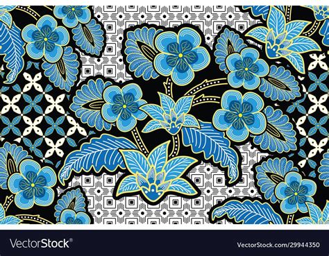 Batik Flora Abstrak